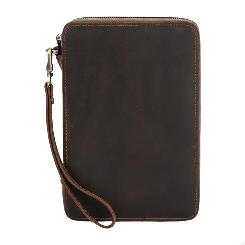 Stylish Watch Band Organizers Holds 12 Straps PU Leather Construction Travel