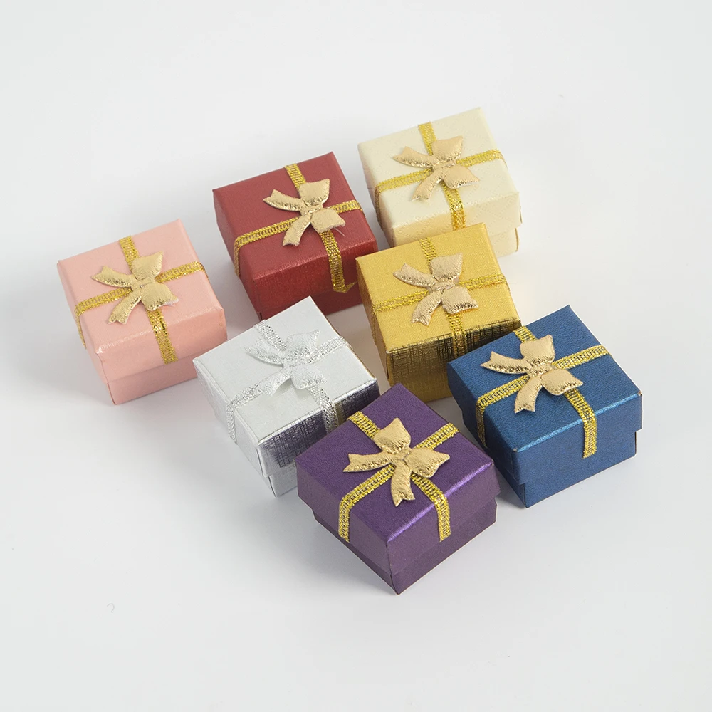 10pcs/lot Travel Weddings Jewelry Packaging Gift Box Case Bangles Rings Boxes Stud Earrings Western Jewelry Storage For Women