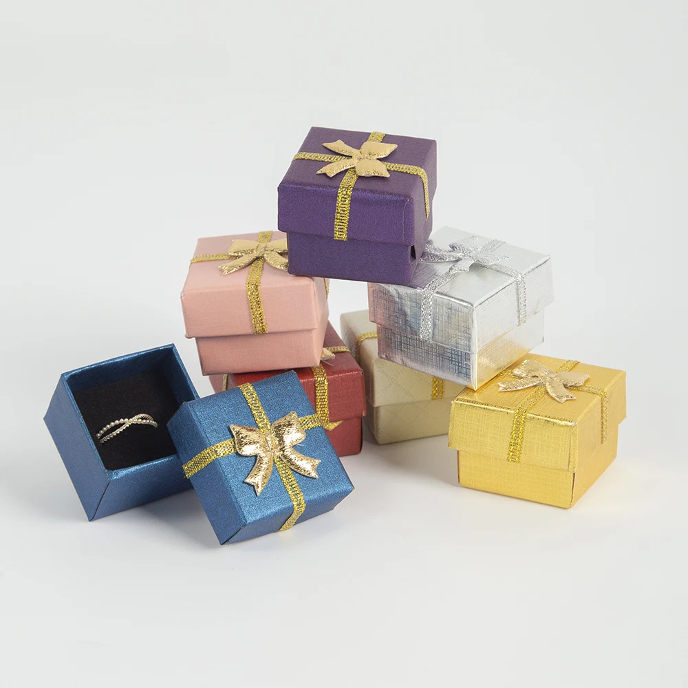 10pcs/lot Travel Weddings Jewelry Packaging Gift Box Case Bangles Rings Boxes Stud Earrings Western Jewelry Storage For Women