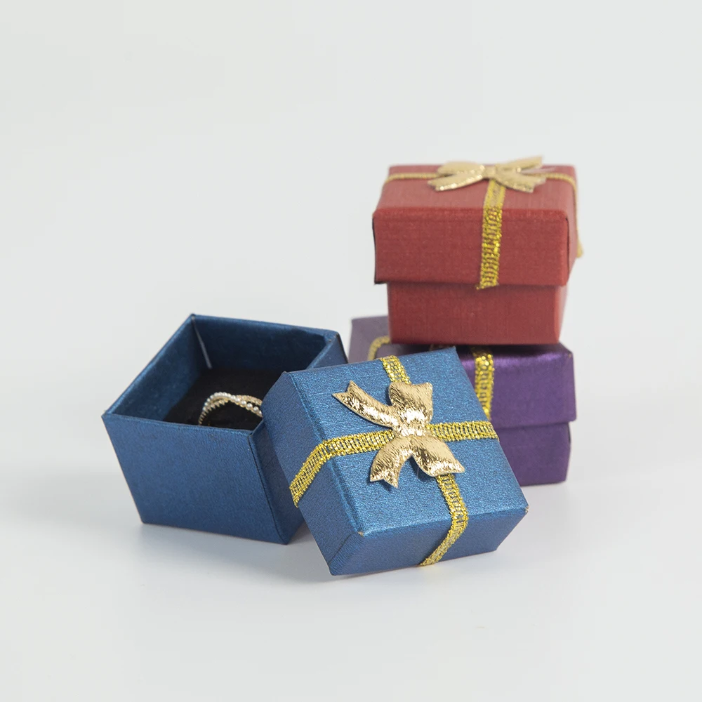 10pcs/lot Travel Weddings Jewelry Packaging Gift Box Case Bangles Rings Boxes Stud Earrings Western Jewelry Storage For Women