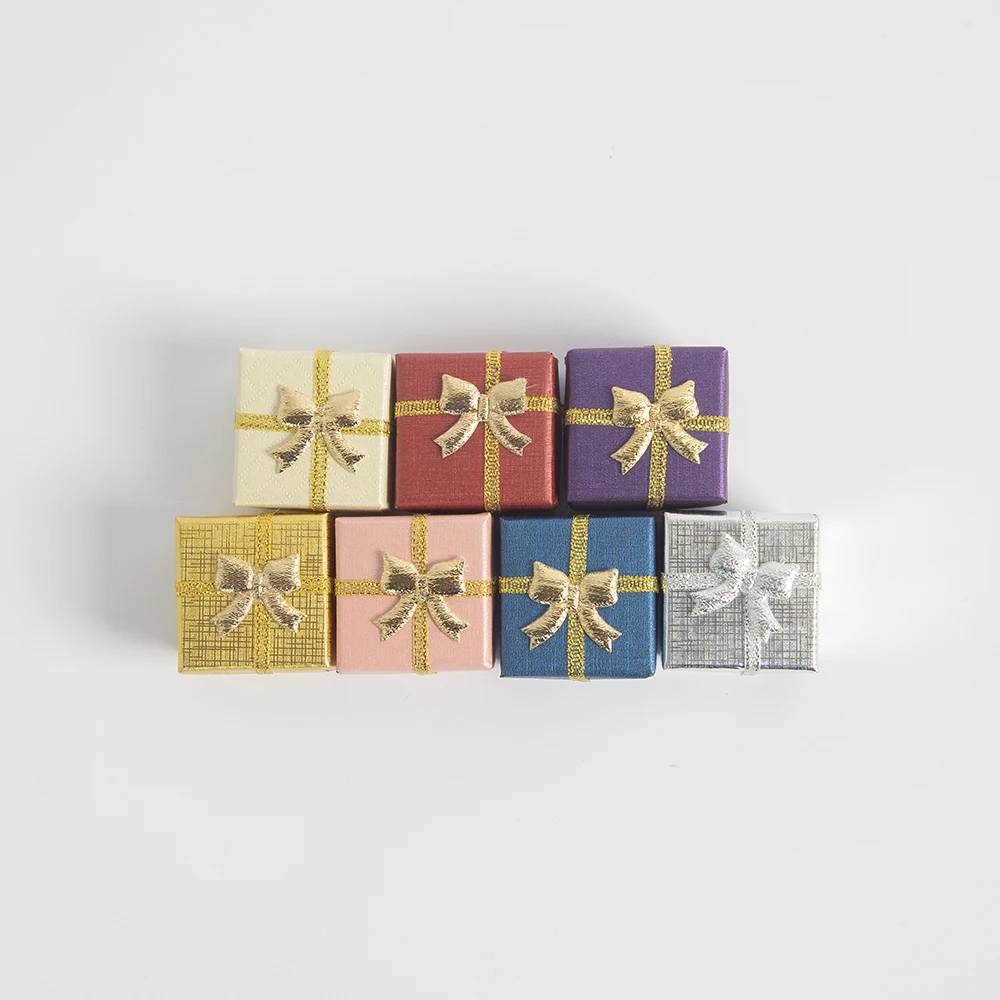 10pcs/lot Travel Weddings Jewelry Packaging Gift Box Case Bangles Rings Boxes Stud Earrings Western Jewelry Storage For Women