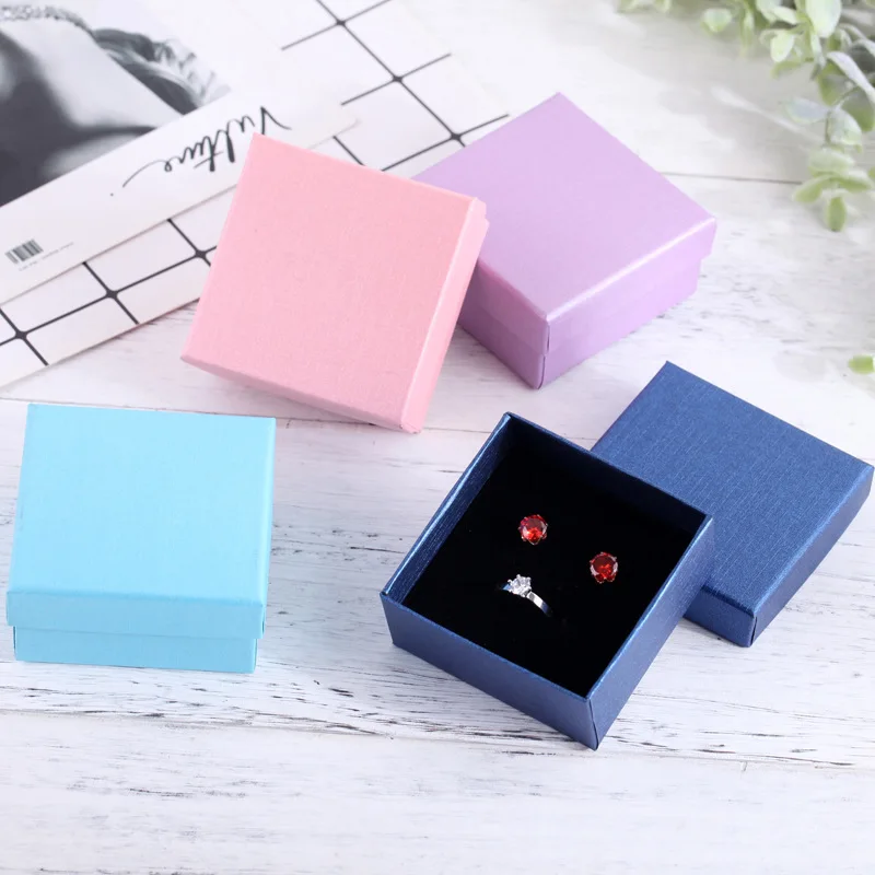 10pcs Jewelry Organizer Boxes For Women Necklace Earrings Bracelets Girls Gift Box Travel Accessories Jewelry Sponge Case