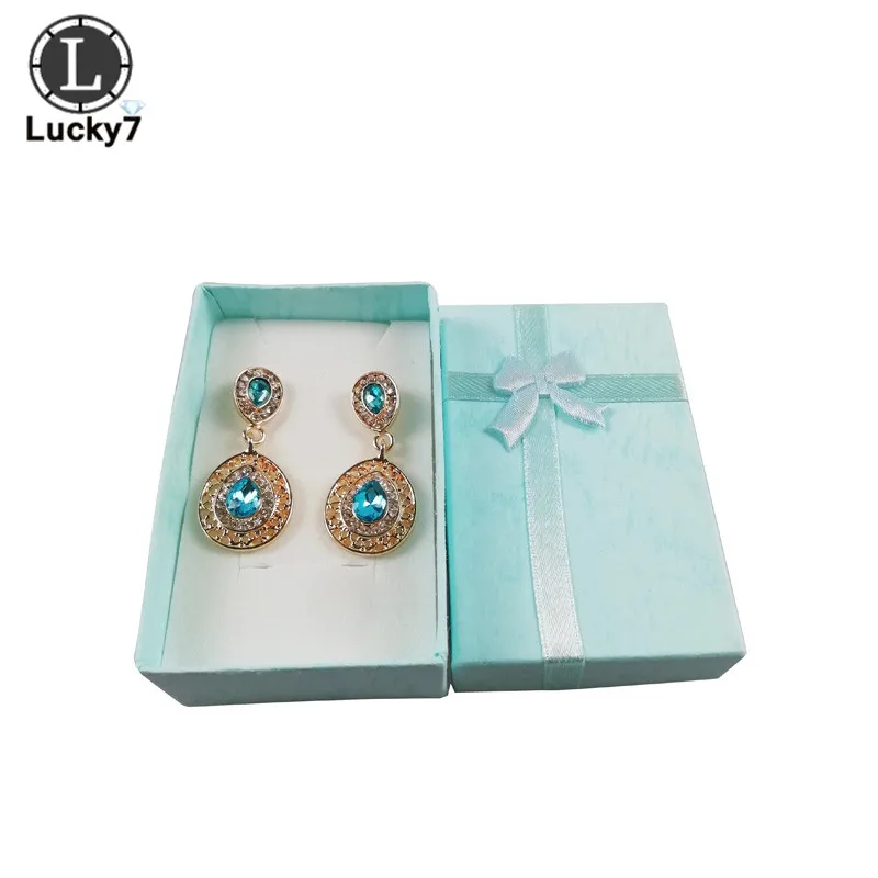 108pcs/lot Paper Necklace Earrings Ring Box Jewelry Set Display Box Packaging Box Gift Box Storage and Organization Box