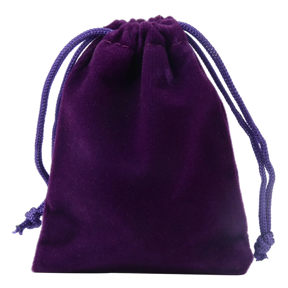 25pcs/Lot Jewelry Packing Velvet Bags Gift Display Packing Storage Wedding Candy Drawstring Pouches Wholesales