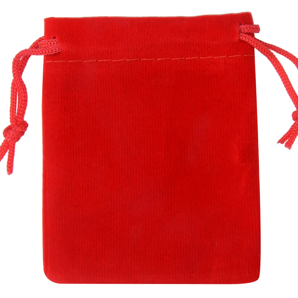 25pcs/Lot Jewelry Packing Velvet Bags Gift Display Packing Storage Wedding Candy Drawstring Pouches Wholesales