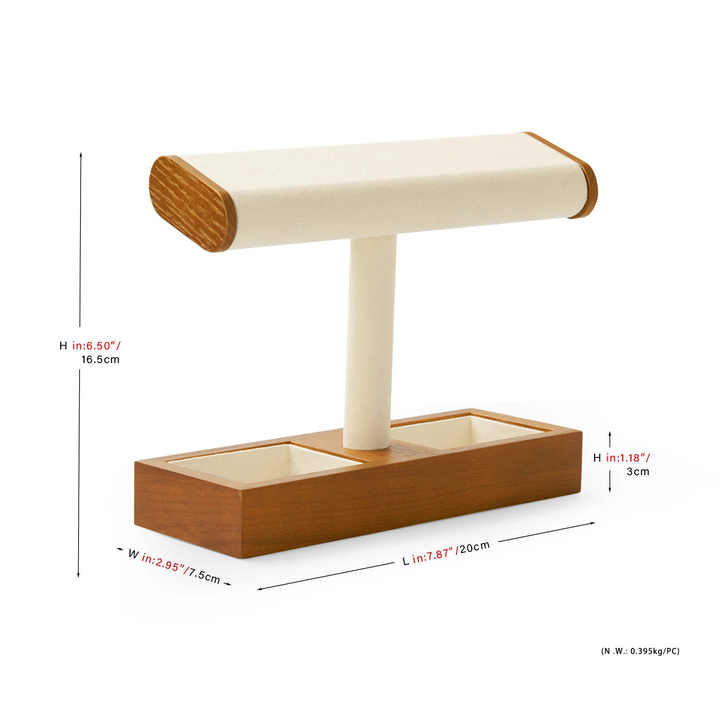 Luxury Wooden Multifunctional Jewelry Organizer with Watch Display Stand Classified Storage for Exquisite Jewelry & Watch Holder