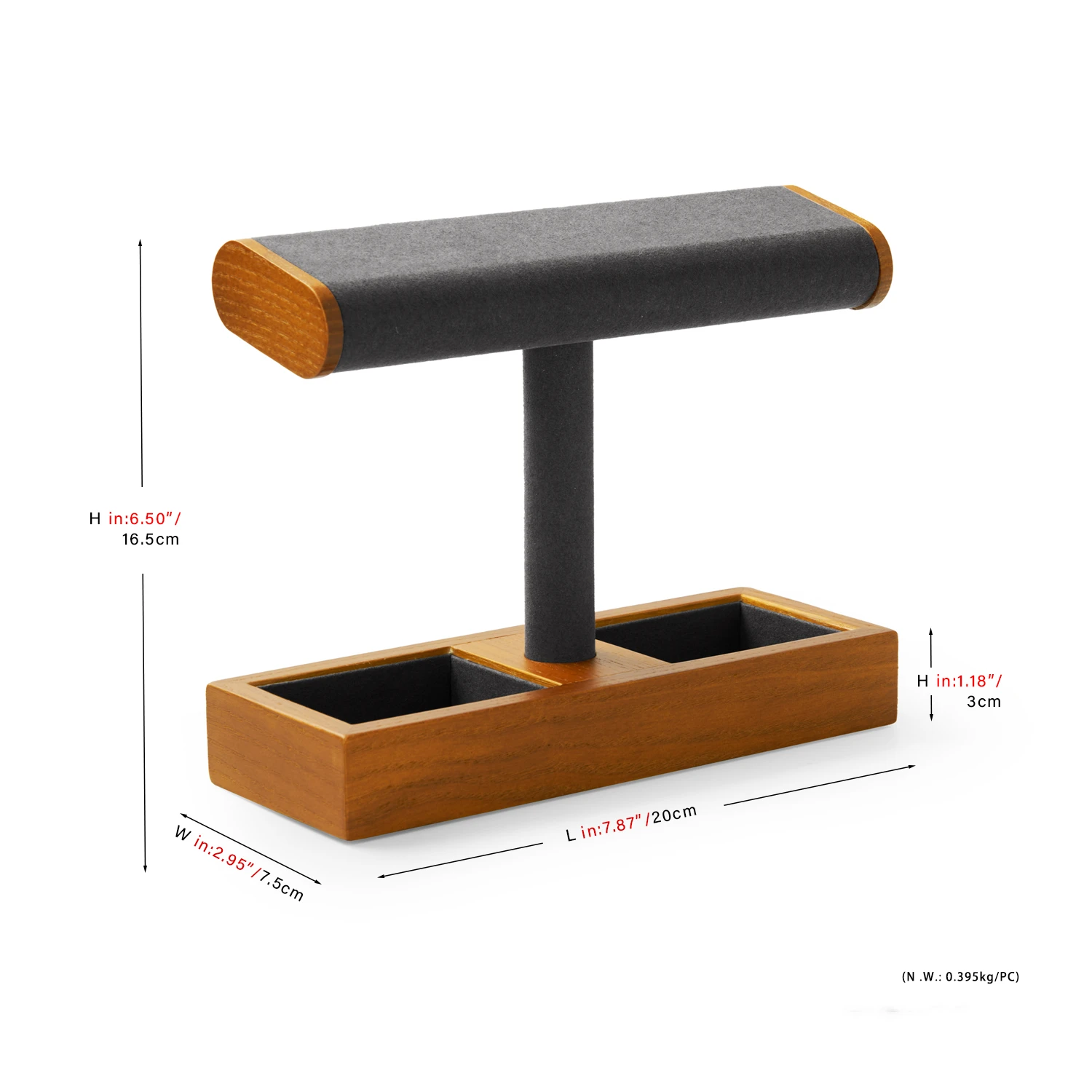 Luxury Wooden Multifunctional Jewelry Organizer with Watch Display Stand Classified Storage for Exquisite Jewelry & Watch Holder