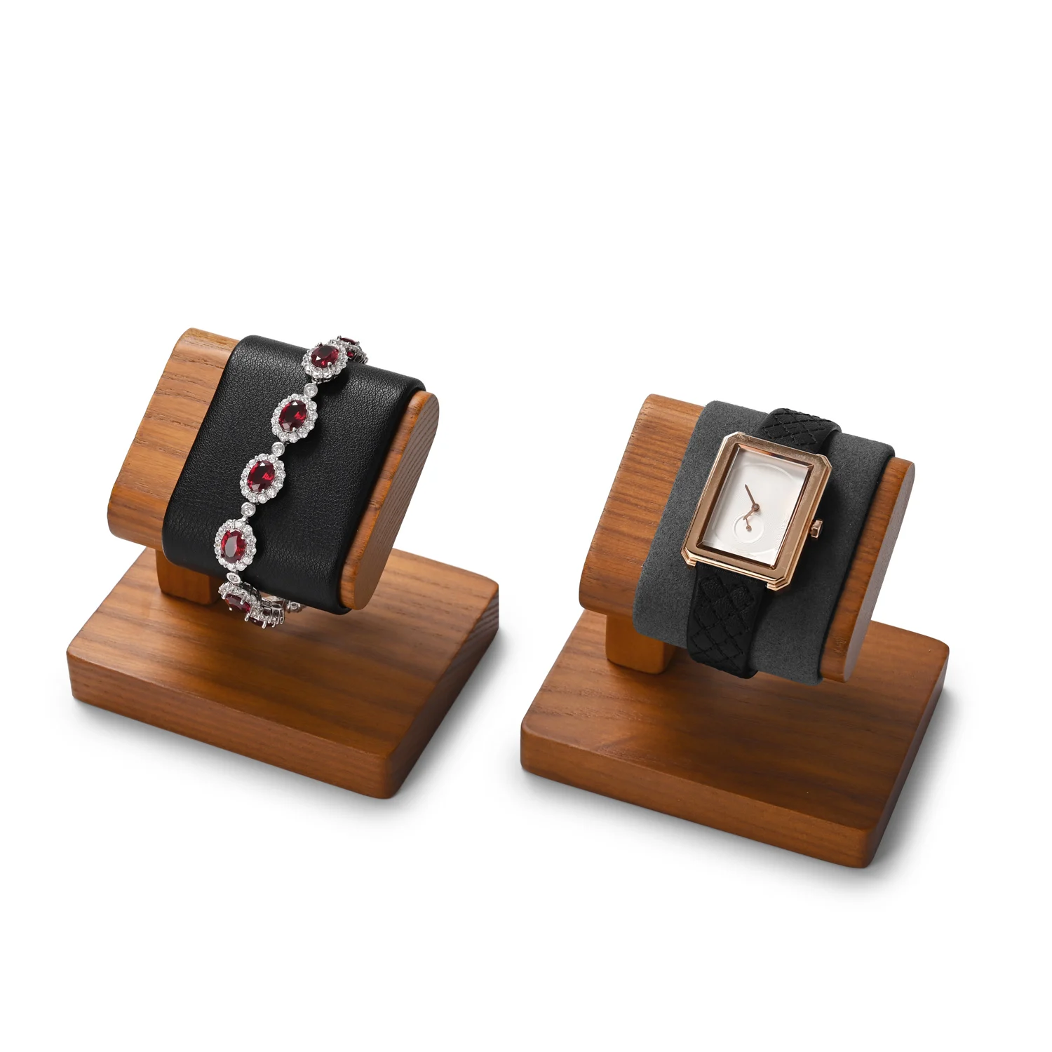 Luxury Wooden Multifunctional Jewelry Organizer with Watch Display Stand Classified Storage for Exquisite Jewelry & Watch Holder