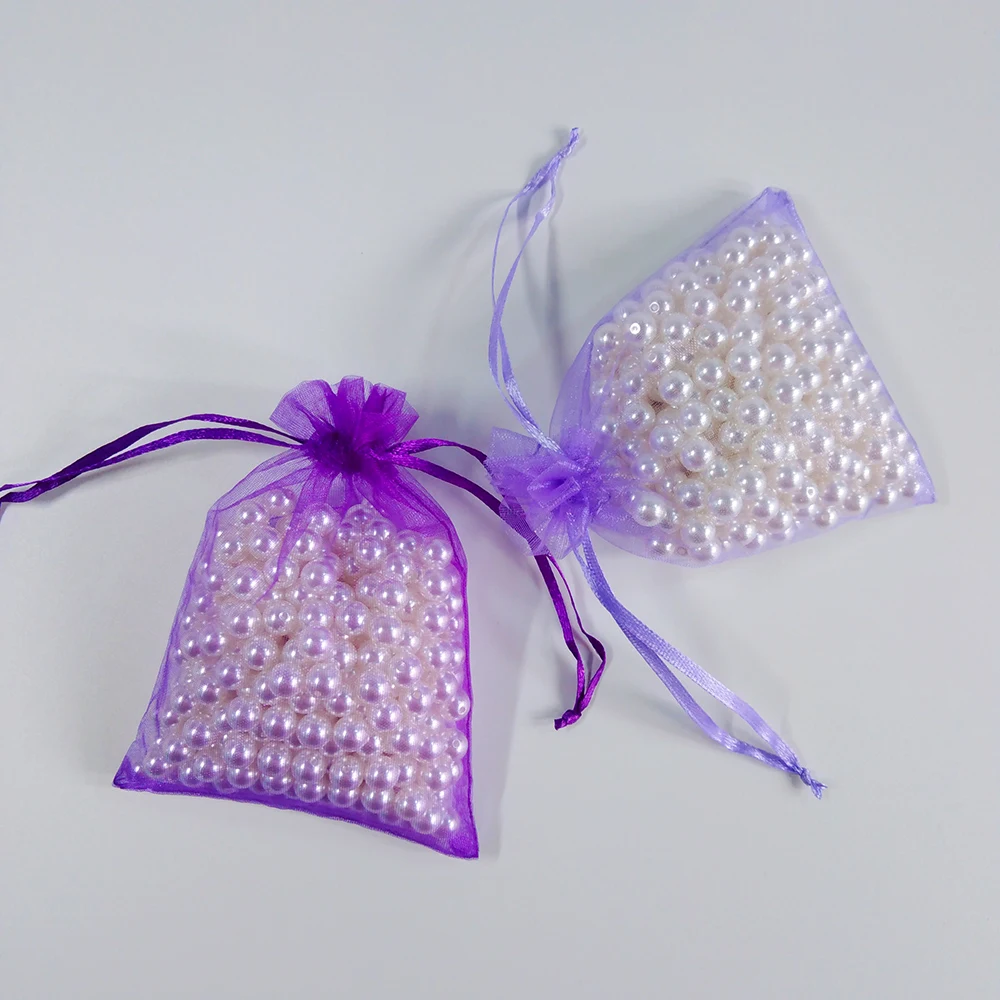 Fashion 50pcs 7x9 9X12 10x15 13x18cm Organza Bag Candy Gift Jewelry Packaging Bags Wedding Gift Packaging Bag & Jewelry Pouches