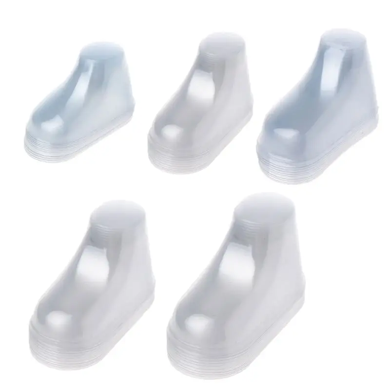 10Pcs/Set Plastic Baby Toddler Feet Display Mould Baby Booties Shoes Sock for Booties Shoes Sock Baby Shoe Showcase