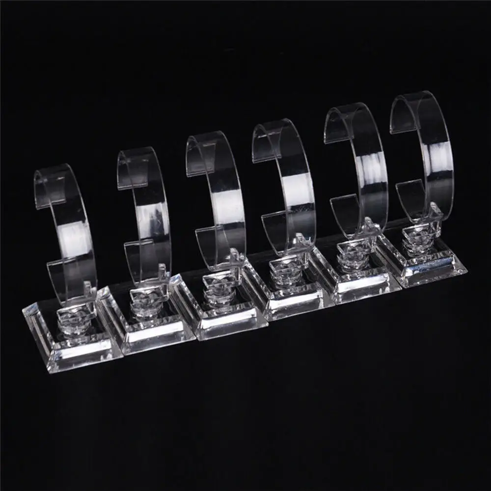 Transparent Acrylic Sale Show Case Stable Watch Display Rack Wrist Watch Show Stand Exhibition Frame Jewelry Holder For Acrylic
