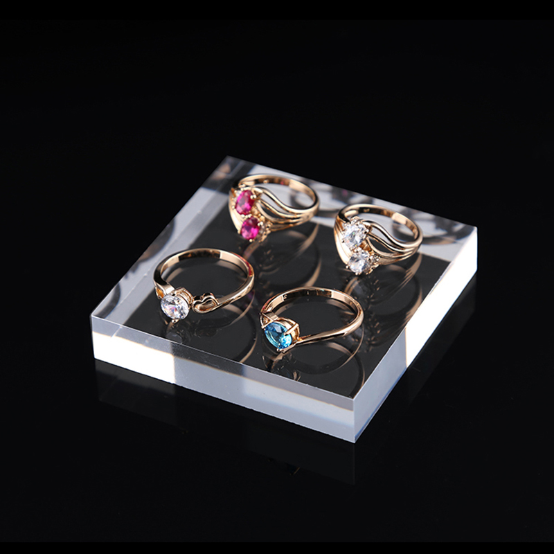 Acrylic blocks Jewelry holder Jewellery organizer display stand for Bracelet Necklace Ring earring cosmetics perfume tray case