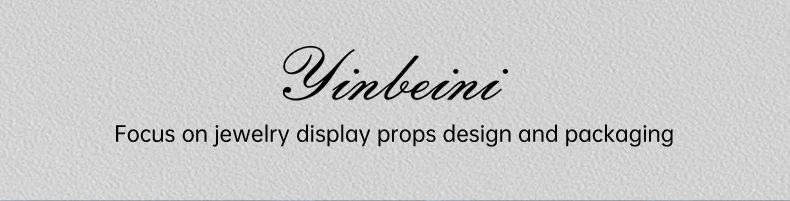 Yinbeini Velvet Ring Earring Bracelet Necklace Display Tray Table Top Stackable Drawer Storage Jewelry Organizer Tray P038