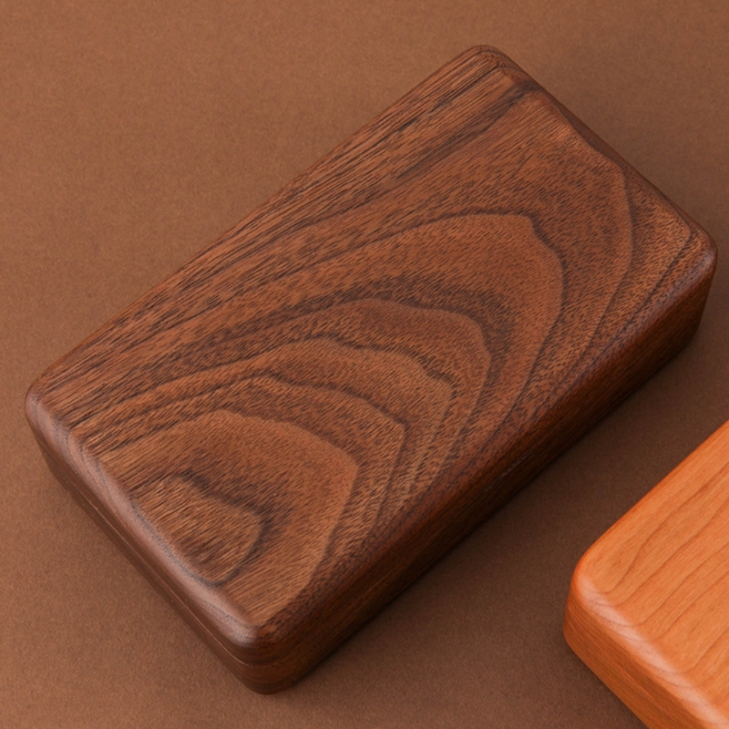 Travel Retro Wooden Jewelry Box Packing Wedding Ring Necklace Bracelet Organizer Women Men Display Box Gift for Couple