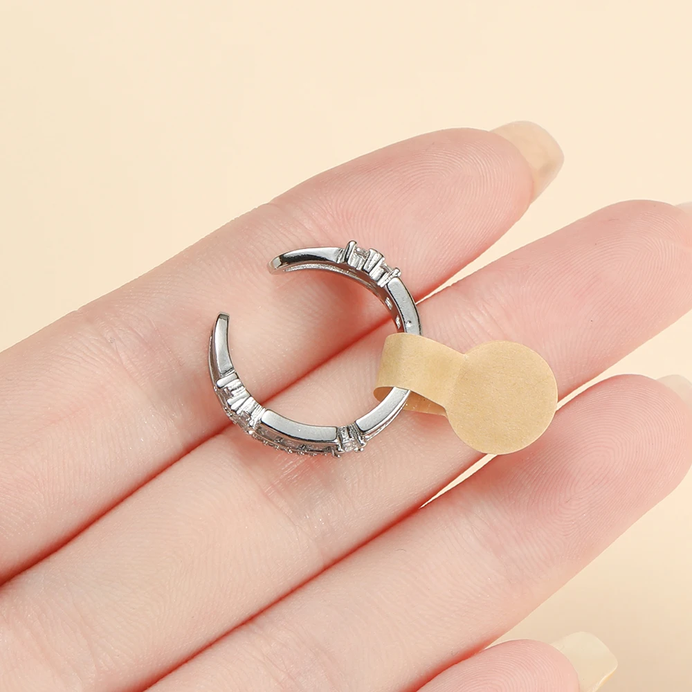 500pcs/Roll Kraft Paper Price Tags Self Adhesive Stickers Labels for Jewelry Necklace Earring Ring Identify Display Packaging