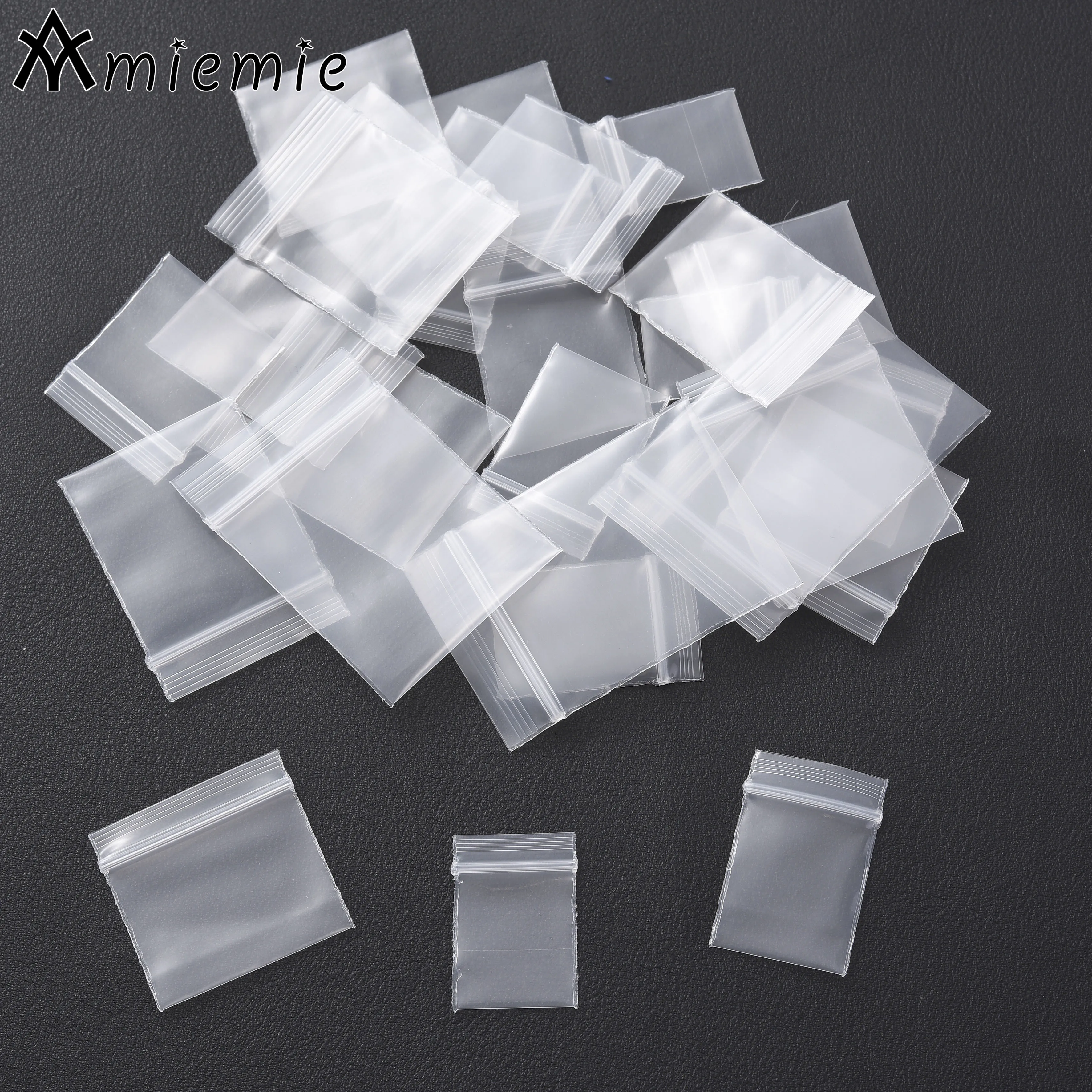 100Pcs OPP Self-sealing Transparent Plastic Bag Jewelry Candy Biscuit Gift Bag
