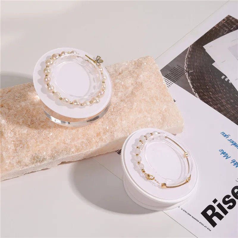Acrylic Transperant Bracelet Jewelry Display Stand Bangle Organizer Holder Rack Acrylic Bracelet Jewelery Collar Stand