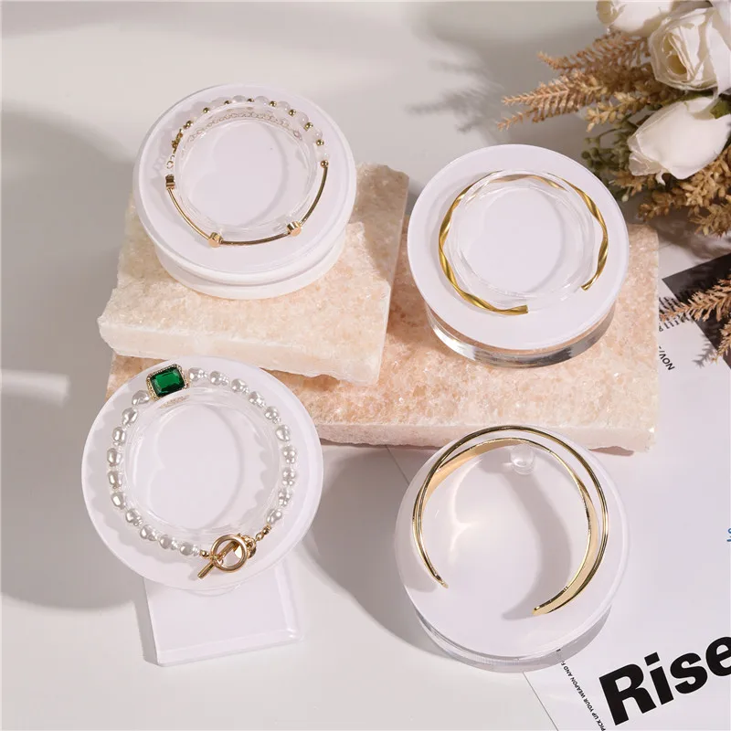 Acrylic Transperant Bracelet Jewelry Display Stand Bangle Organizer Holder Rack Acrylic Bracelet Jewelery Collar Stand