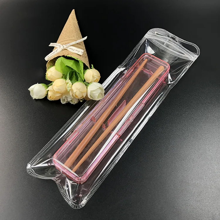 50pcs Transparent Self Sealing Bags Hang Pouch Thicken OPP Bags for DIY Jewelry Retail Display Packaging Storage Ziplock Bag