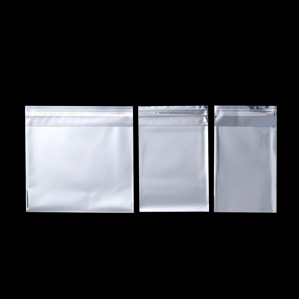 100pcs/lot Transparent Self Adhesive Seal Bags OPP Plastic Cellophane Bags Gifts Bag & Pouch Jewelry Packaging Bags