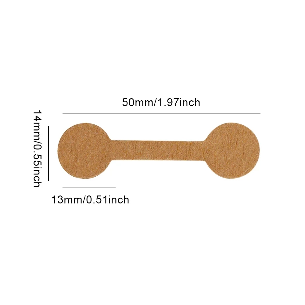 100/200PCS Round Price Tag for Jewelry Bracelet Earring Necklace Display Stand Card Packaging Sticker Self Adhesive Blank Label