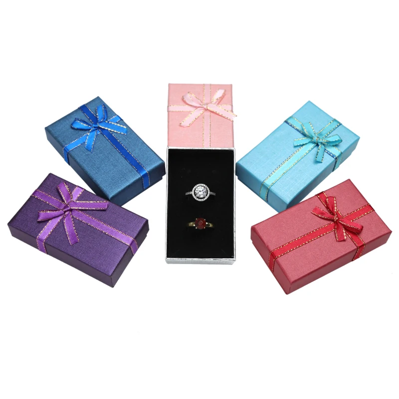 Jewelry Organizer Gift Box 5*8Cm Jewelry Sets Display Travel Accessories Necklace Earrings Ring Case Paper Box for Jewellery