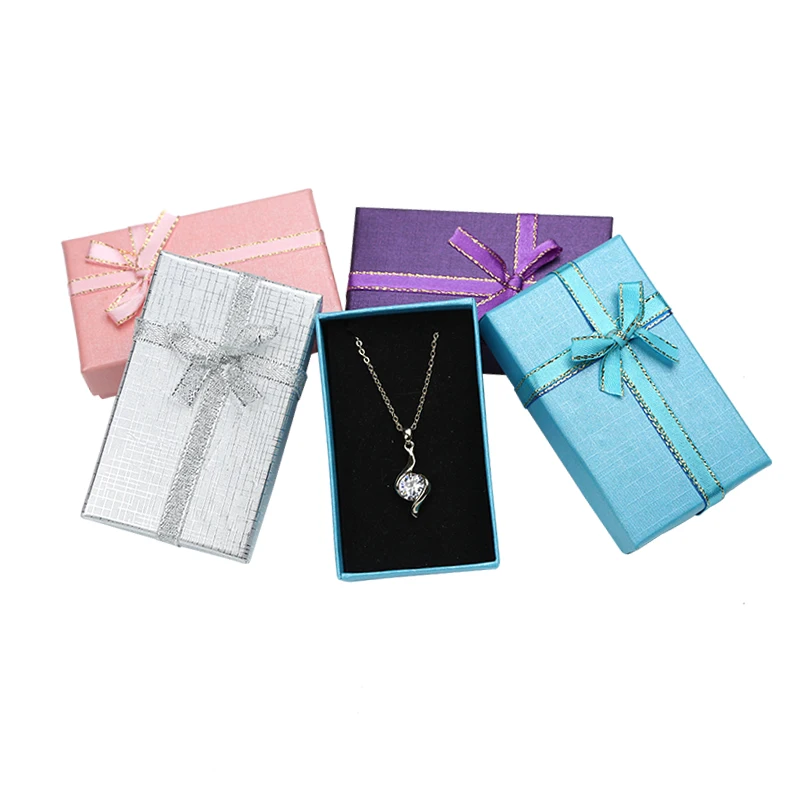 Jewelry Organizer Gift Box 5*8Cm Jewelry Sets Display Travel Accessories Necklace Earrings Ring Case Paper Box for Jewellery