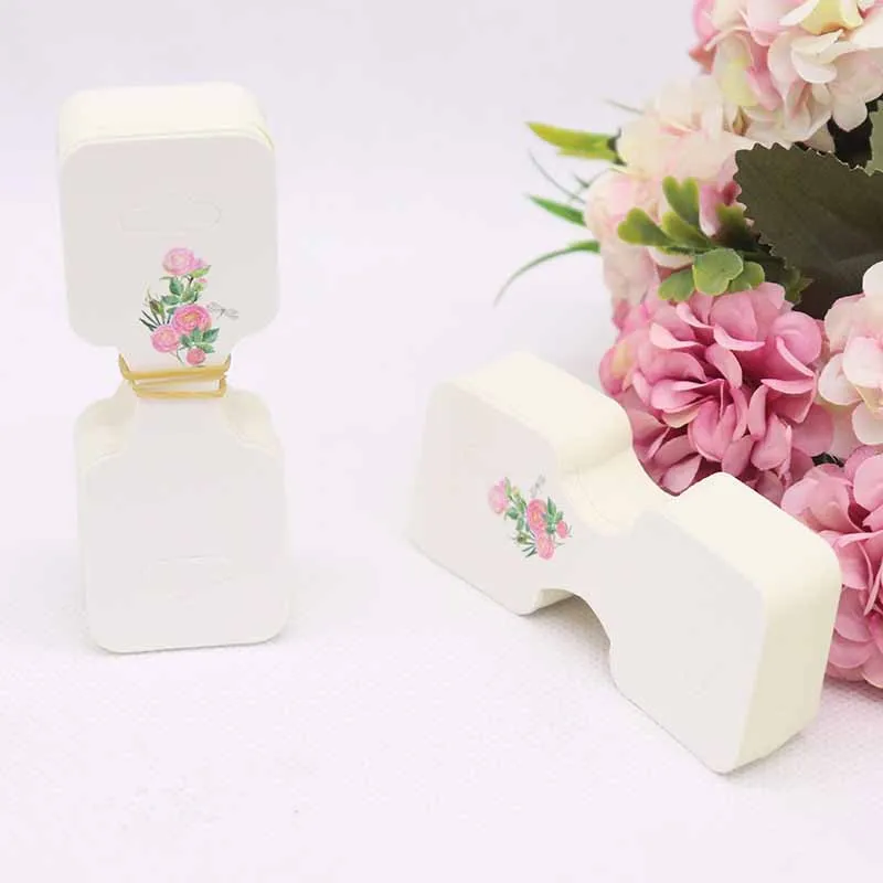 New 50pcs/lot 3.5*9cm New Necklace Card Pendant/Hair Clicp DIY Necklace Card Custom Logo Jewelry Card 300gsm Paper Cardboard