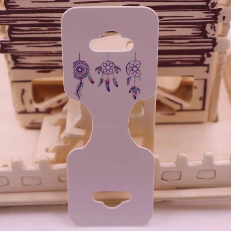New 50pcs/lot 3.5*9cm New Necklace Card Pendant/Hair Clicp DIY Necklace Card Custom Logo Jewelry Card 300gsm Paper Cardboard