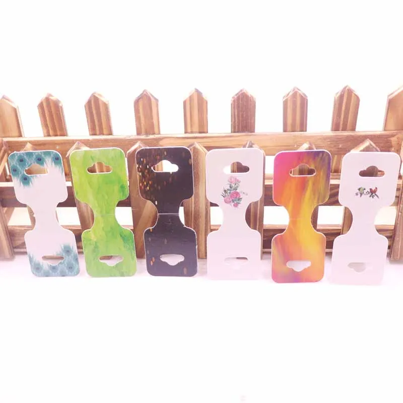 New 50pcs/lot 3.5*9cm New Necklace Card Pendant/Hair Clicp DIY Necklace Card Custom Logo Jewelry Card 300gsm Paper Cardboard