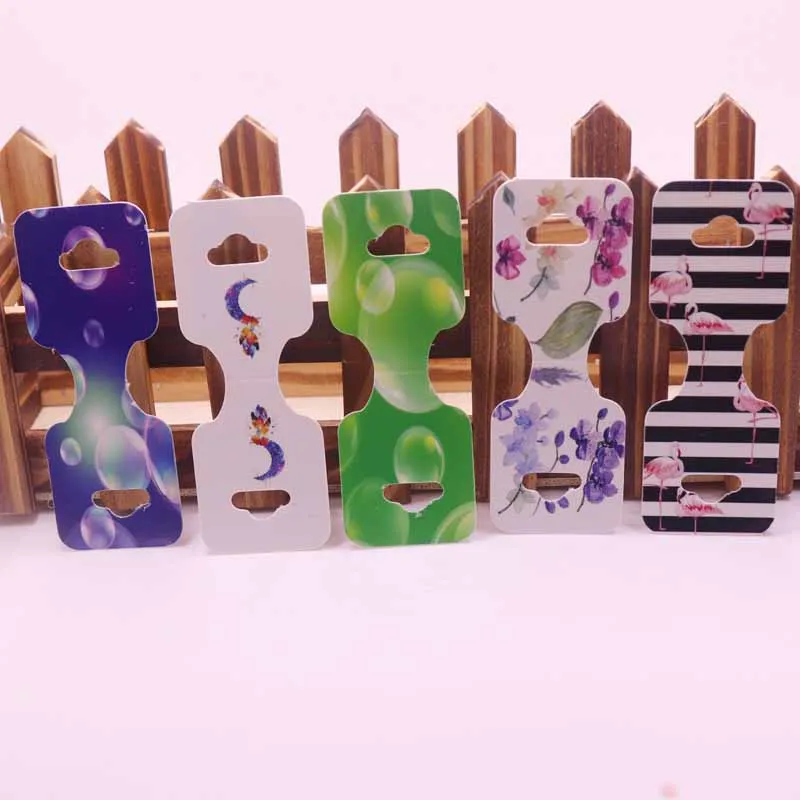 New 50pcs/lot 3.5*9cm New Necklace Card Pendant/Hair Clicp DIY Necklace Card Custom Logo Jewelry Card 300gsm Paper Cardboard