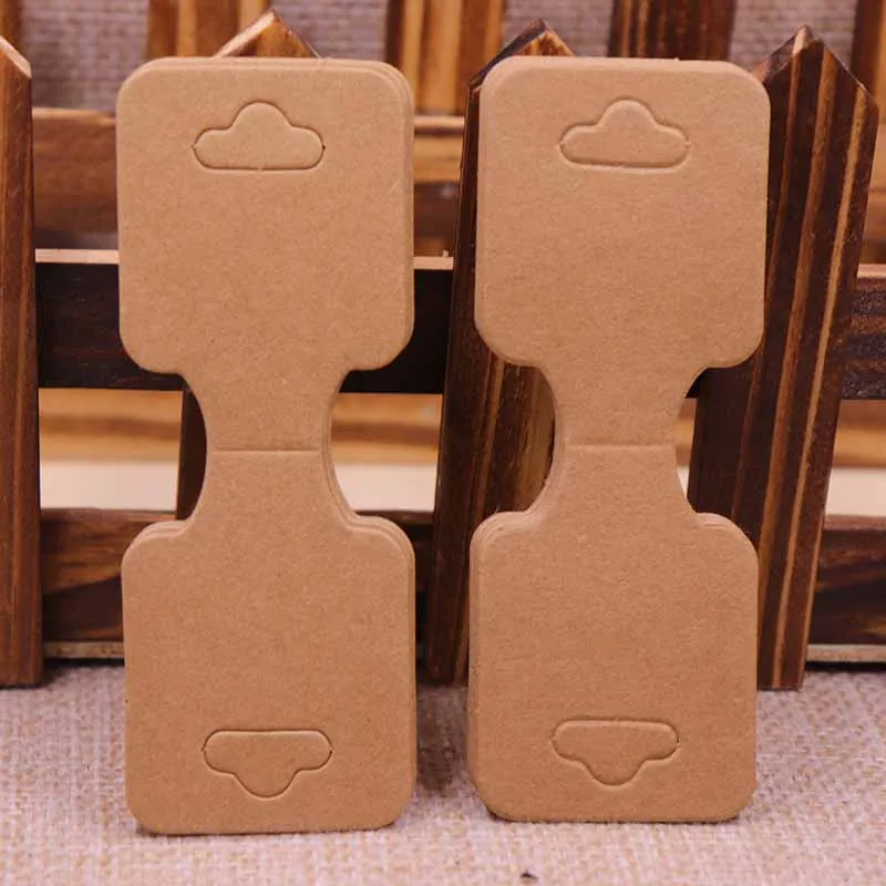 New 50pcs/lot 3.5*9cm New Necklace Card Pendant/Hair Clicp DIY Necklace Card Custom Logo Jewelry Card 300gsm Paper Cardboard
