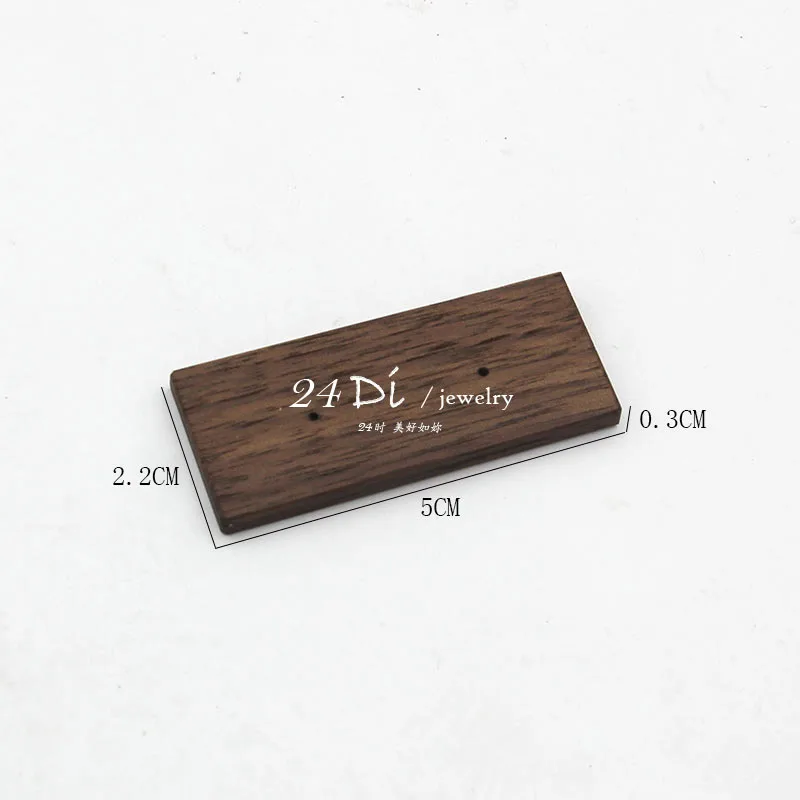 Wooden Earrings Jewelry Organizer Display Holder Stand Jewelry Holder Earrings Necklace Rack Display
