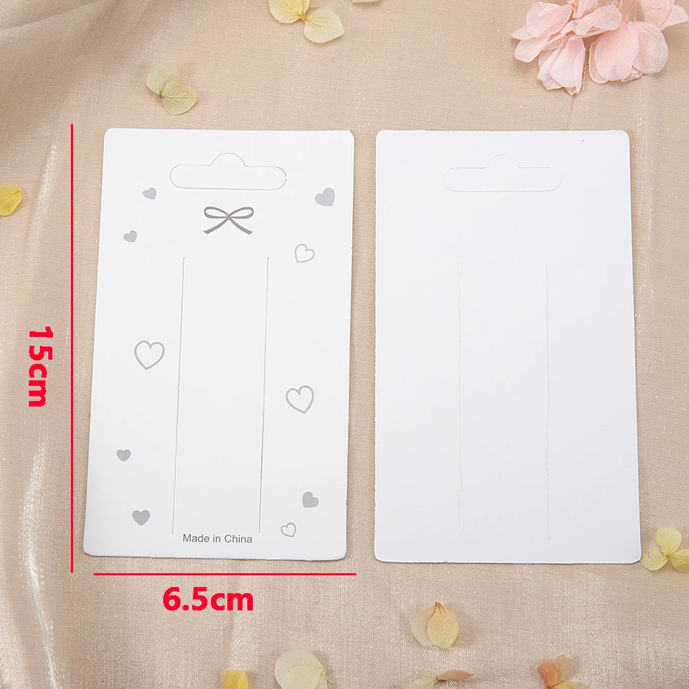 50pcs/Lot Hair Accessories Cardboard&Card Heads Children's Hair Clip Accessories Cards Hang Tags Cards Packaging Paper Cards