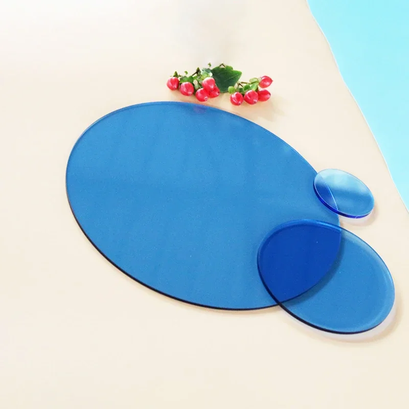 4.5mm thick Round Acrylic Plate Jewelry Tray Colorful Display Organizer Sheets Perspex Round Disc Colorful Board
