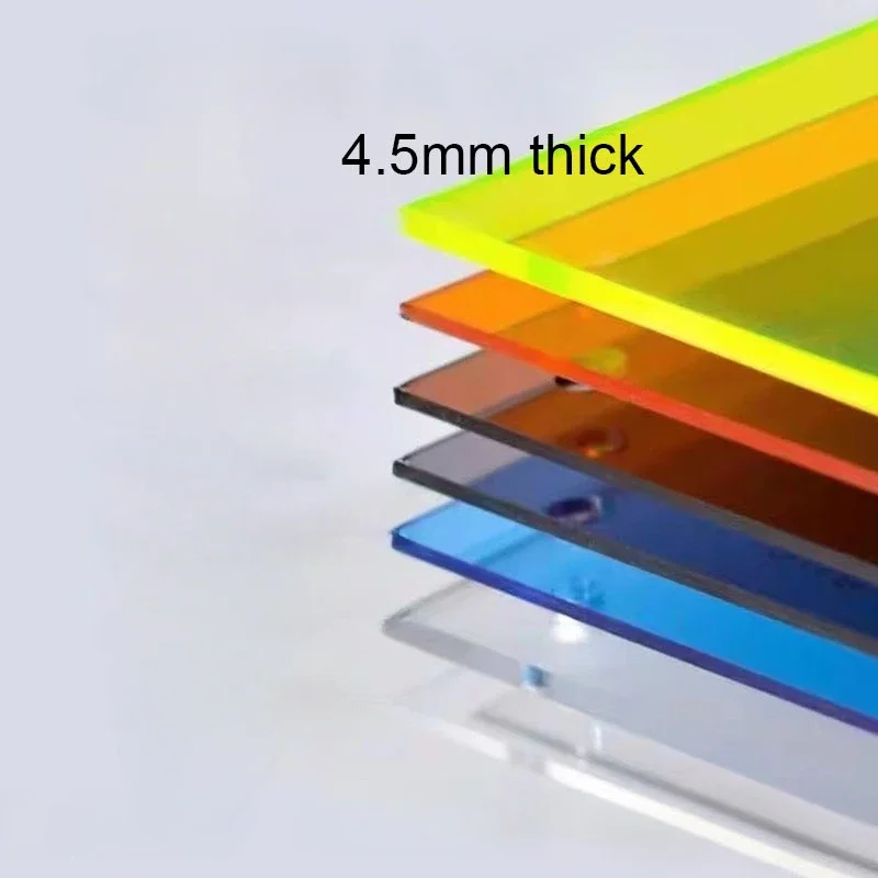 4.5mm thick Round Acrylic Plate Jewelry Tray Colorful Display Organizer Sheets Perspex Round Disc Colorful Board