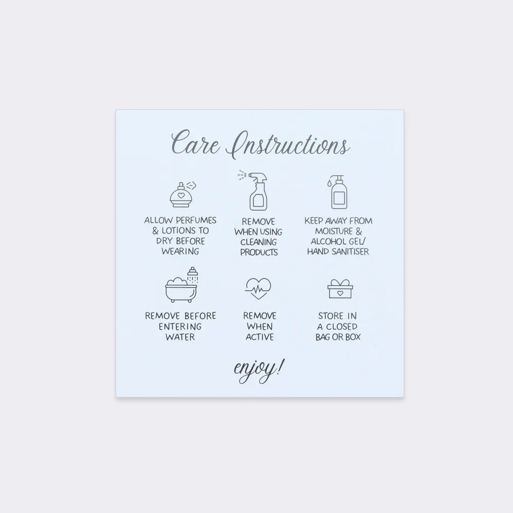 Paper Jewelry Care Cards Gift Necklace Earring Cards Box Packaging For Jewelry Small Businesses Supply 6.5/ 8.5cm