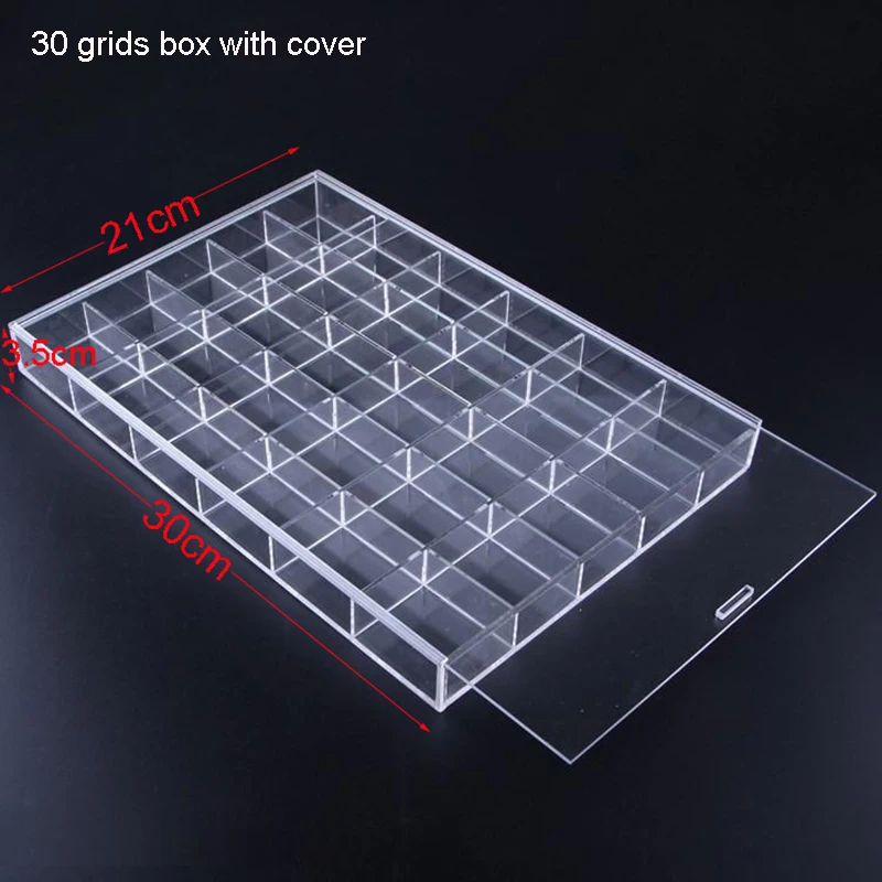 2024 acrylic jewelry box jewellery organizer holder tray display storage for beads charm earring bracelet collections