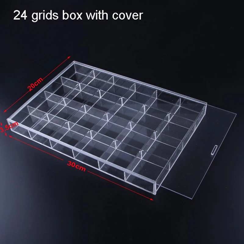 2024 acrylic jewelry box jewellery organizer holder tray display storage for beads charm earring bracelet collections