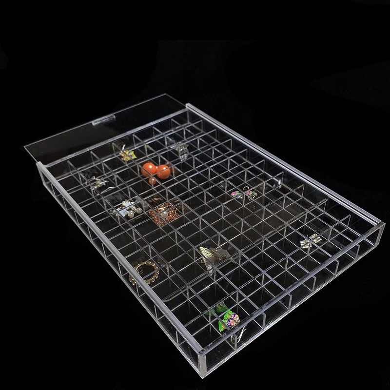 2024 acrylic jewelry box jewellery organizer holder tray display storage for beads charm earring bracelet collections