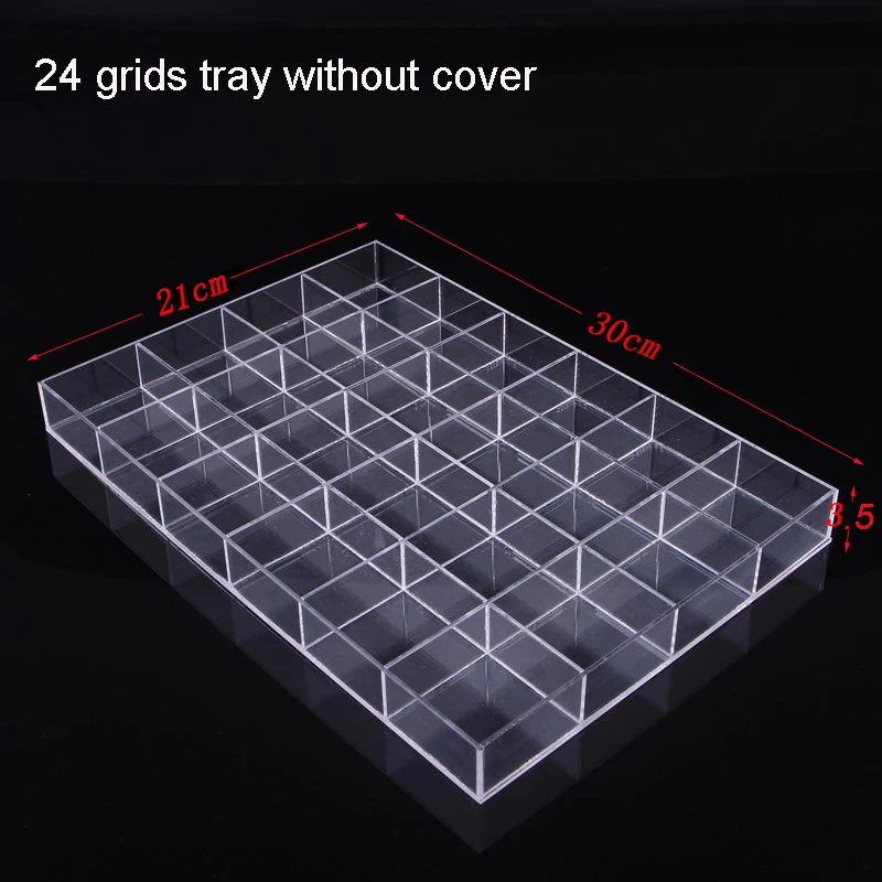 2024 acrylic jewelry box jewellery organizer holder tray display storage for beads charm earring bracelet collections
