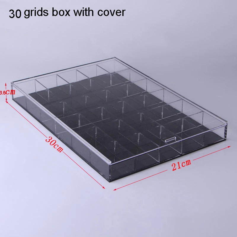 2024 acrylic jewelry box jewellery organizer holder tray display storage for beads charm earring bracelet collections