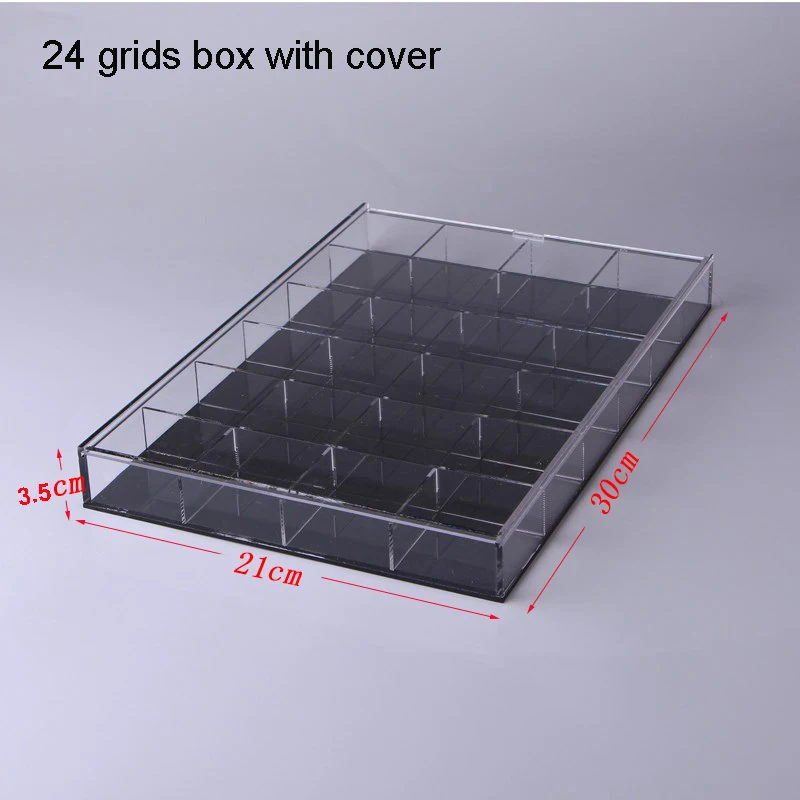2024 acrylic jewelry box jewellery organizer holder tray display storage for beads charm earring bracelet collections