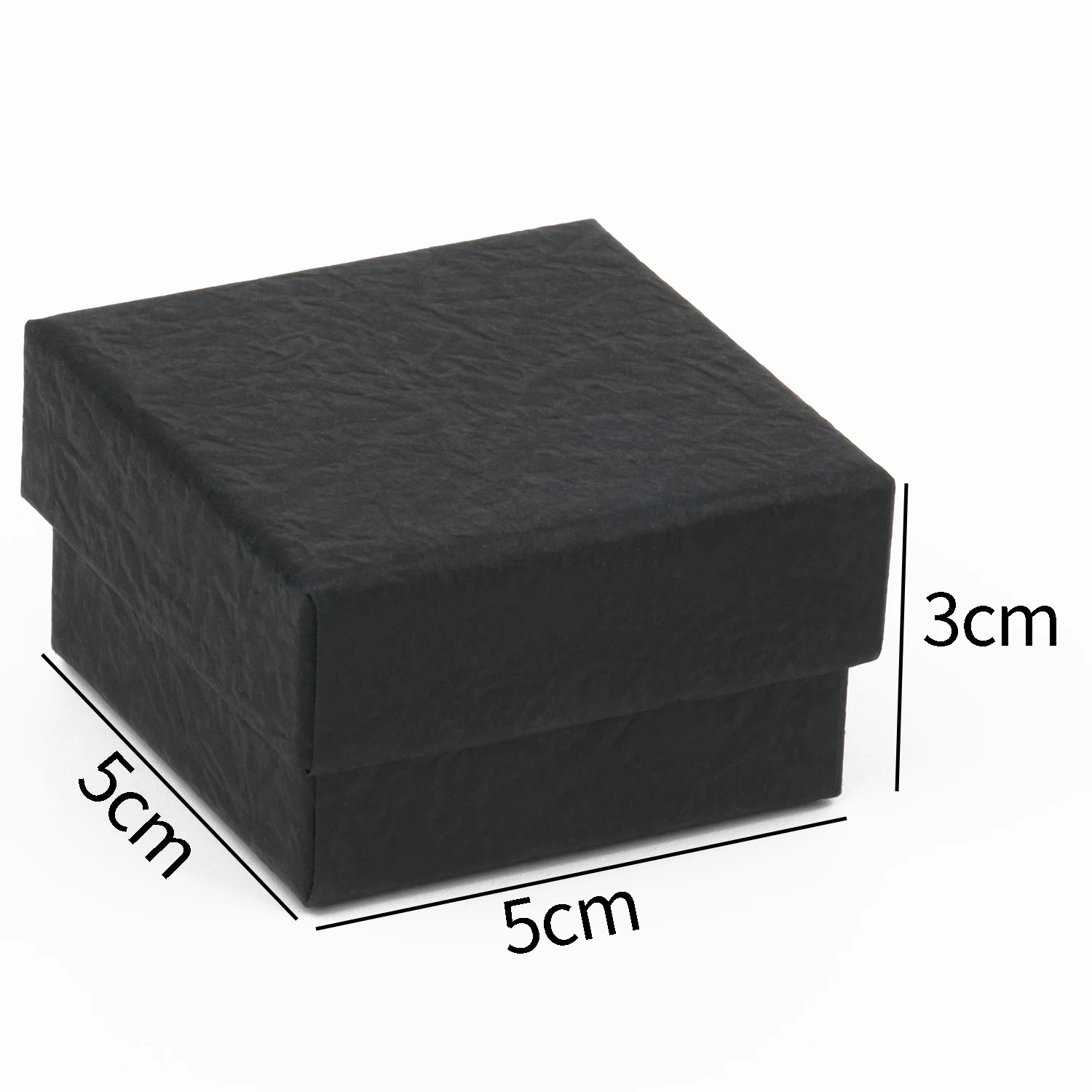 1PC Black Paper Jewelry Box Bracelet Necklace Ring Earring Box Handmde Kraft Wedding Gifts Packaging Box Jewelry Accessories