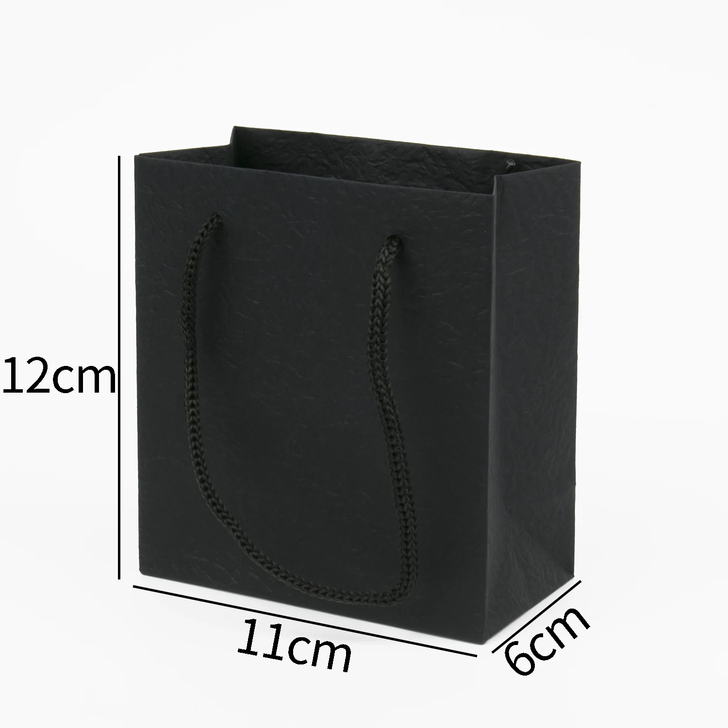 1PC Black Paper Jewelry Box Bracelet Necklace Ring Earring Box Handmde Kraft Wedding Gifts Packaging Box Jewelry Accessories