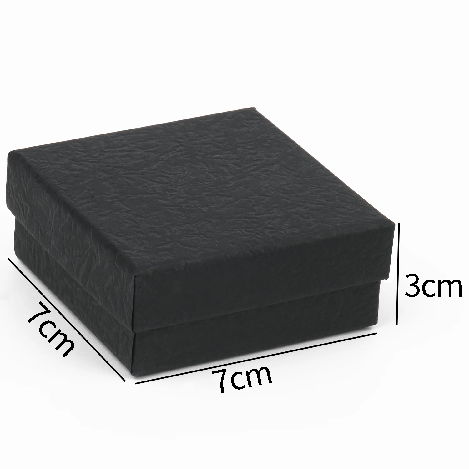 1PC Black Paper Jewelry Box Bracelet Necklace Ring Earring Box Handmde Kraft Wedding Gifts Packaging Box Jewelry Accessories