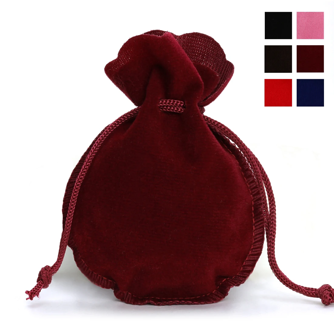 10pcs Gourd Velvet Gifts Bags Colorful Drawstring Jewelry Bags Storage Pouches For Wedding Christmas Party Gifts Packaging Bags