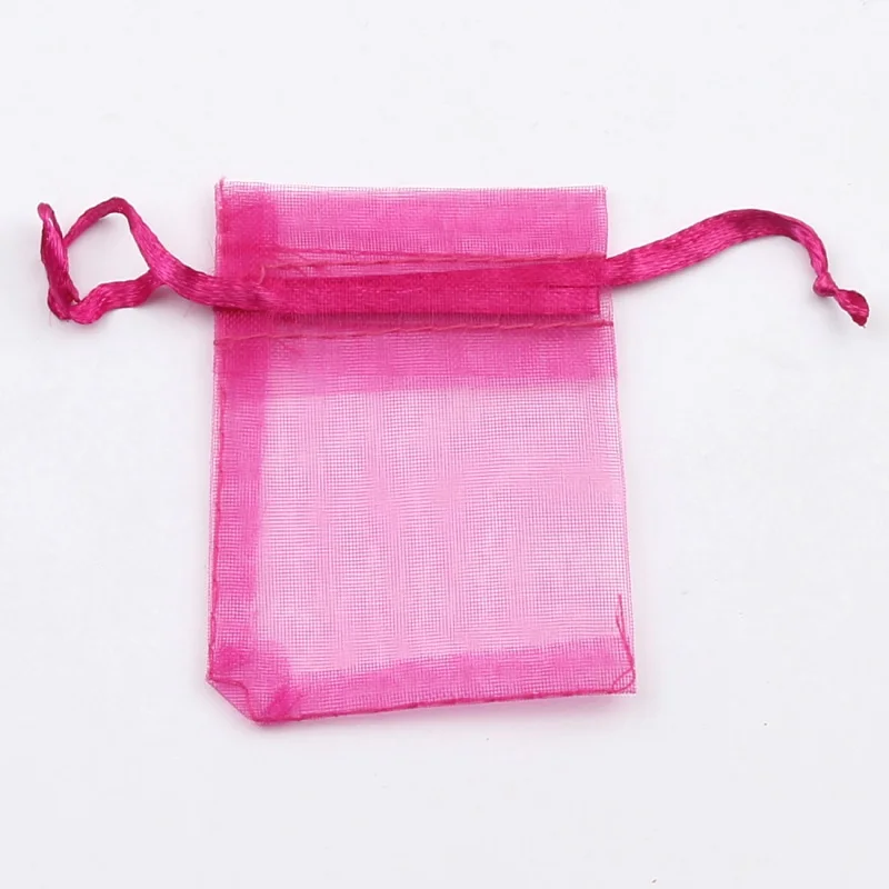 Wholesale 7x9/9x12/10x15/13x18CM Organza Bags Drawable Bags Display Jewelry Packaging Candy Wedding Party Birthday Gift Pouches