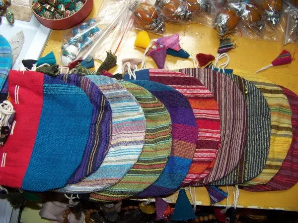 10PCS Mix Nepal Hand Cotton Pouches Jewelry Bags Accessories C18
