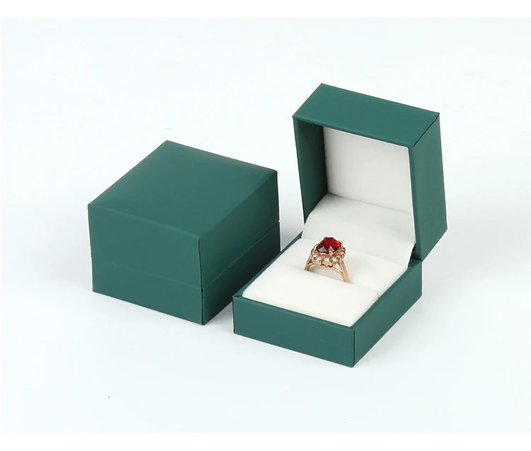 Finest Leatherette Jewelry Ring Earring Bracelet Pendant Necklace Gift Display Packaging Box Jewellery Present Storage Organizer